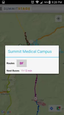 Summit Stage SmartBus android App screenshot 1