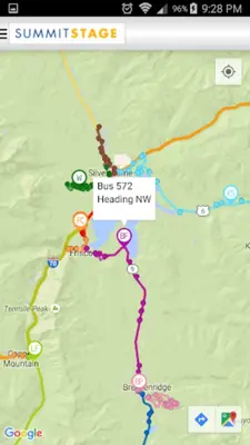 Summit Stage SmartBus android App screenshot 2